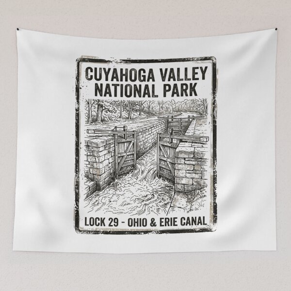 Item preview, Cuyahoga Valley National Park Lock 29 - Ohio & Erie Canal History Traveler designed and sold by Simsimah26Parks.