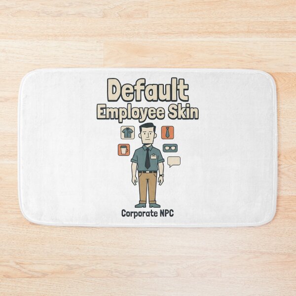 Item preview, Default Employee Skin Corporate NPC Funny Office Worker Design designed and sold by Fenay Designs.