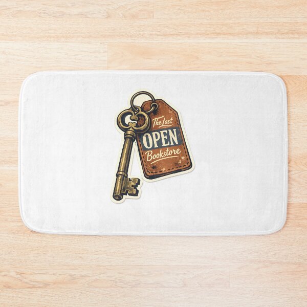 Item preview, The Last Open Bookstore Key Illustration designed and sold by Naviora.