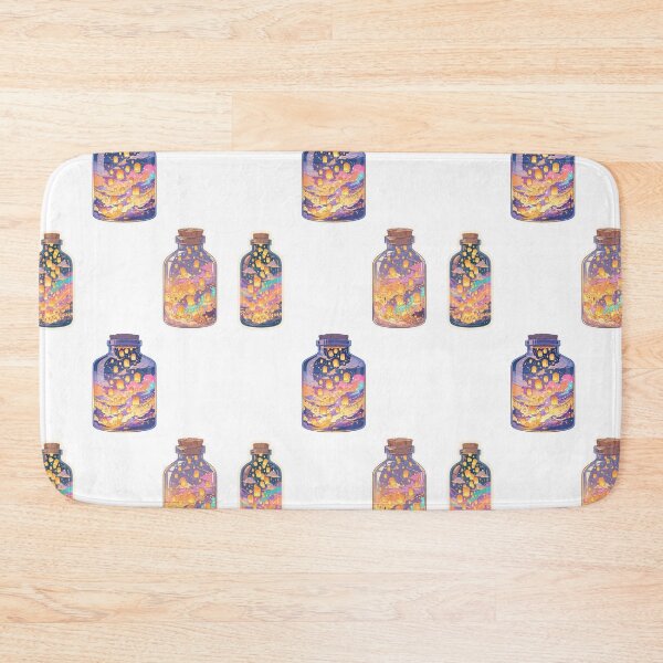 Item preview, Mini floating lanterns in a bottle sticker pack designed and sold by MendaciousMina.