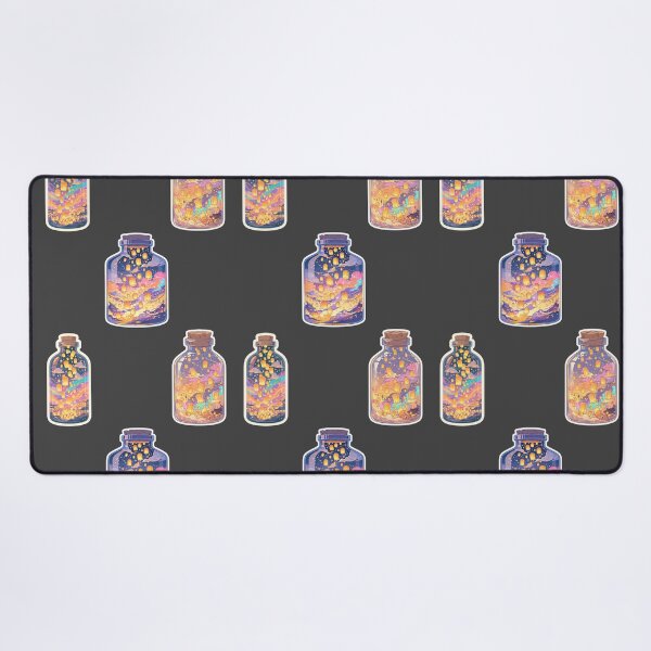 Item preview, Mini floating lanterns in a bottle sticker pack designed and sold by MendaciousMina.
