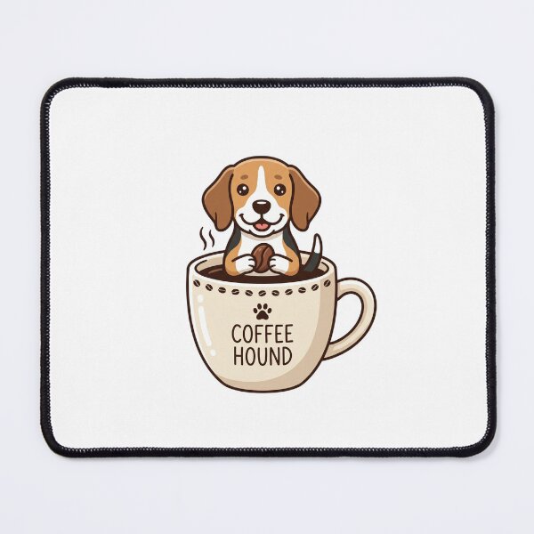 Item preview, Funny Beagle Coffee Lover Dog Mom Caffeine Addict designed and sold by PictoVibe.