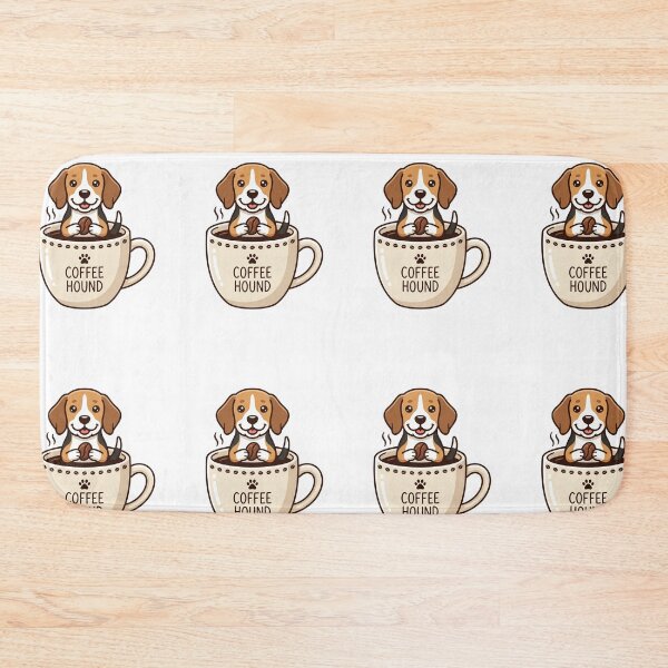 Item preview, Funny Beagle Coffee Lover Dog Mom Caffeine Addict designed and sold by PictoVibe.