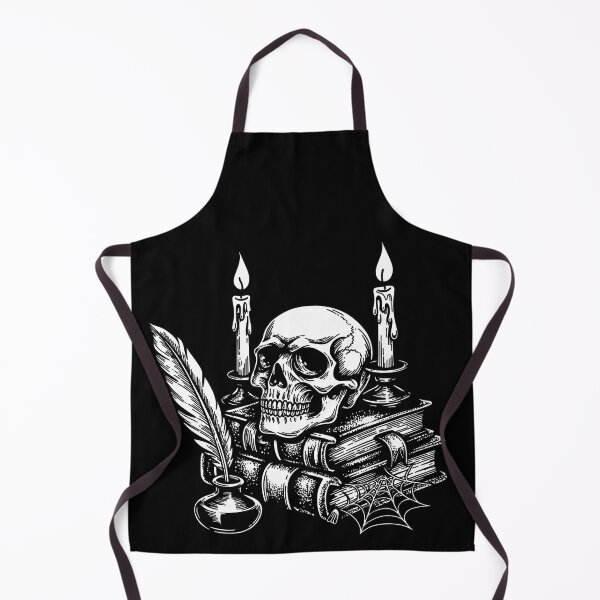 Item preview, Dark Academia Skull Candle Stack | Gothic Occult Bookish Art | Library Goth designed and sold by VoidPixelAU.
