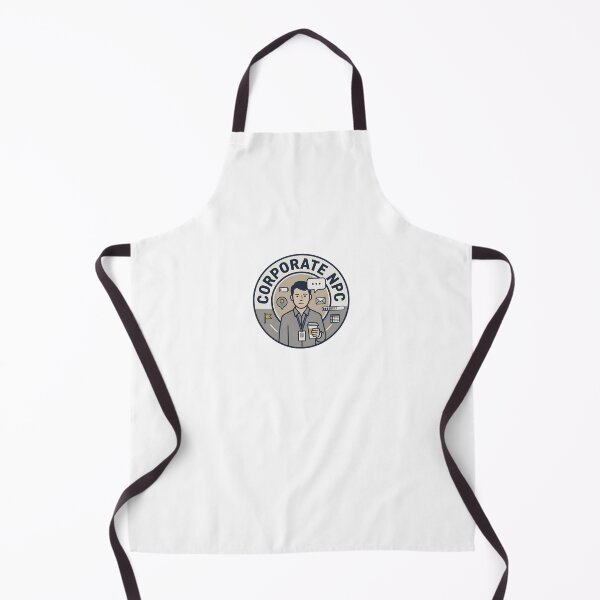 Item preview, Corporate NPC Funny Remote Work Office Employee Badge designed and sold by Fenay Designs.