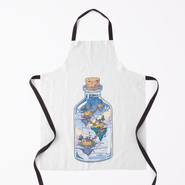 Item preview, Floating islands in a bottle sticker pack designed and sold by MendaciousMina.