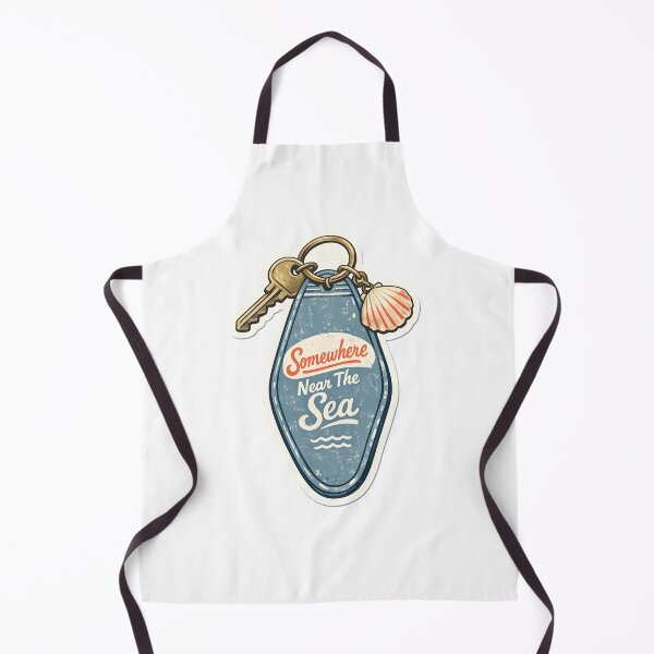 Item preview, Somewhere Near The Sea Keychain Design designed and sold by Naviora.