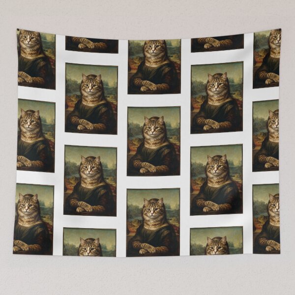Item preview, Meowna Lisa Renaissance Classical Art Cat Parody designed and sold by PictoVibe.