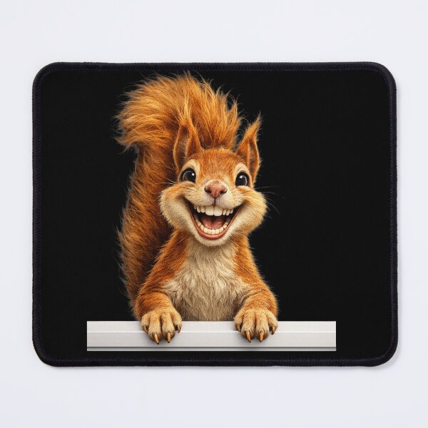 Item preview, Happy Smiling Squirrel – Funny Cute Animal Design designed and sold by MargaretaArt.
