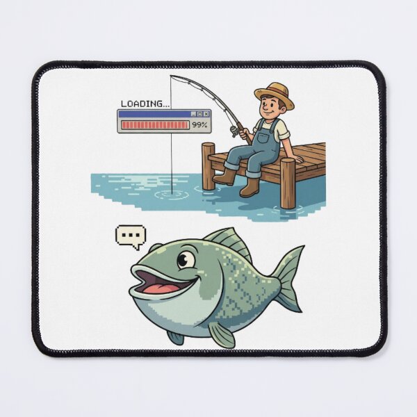Item preview, Fishing Loading... – Funny Fishing Gamer T-Shirt for Anglers designed and sold by Mind-Echo.