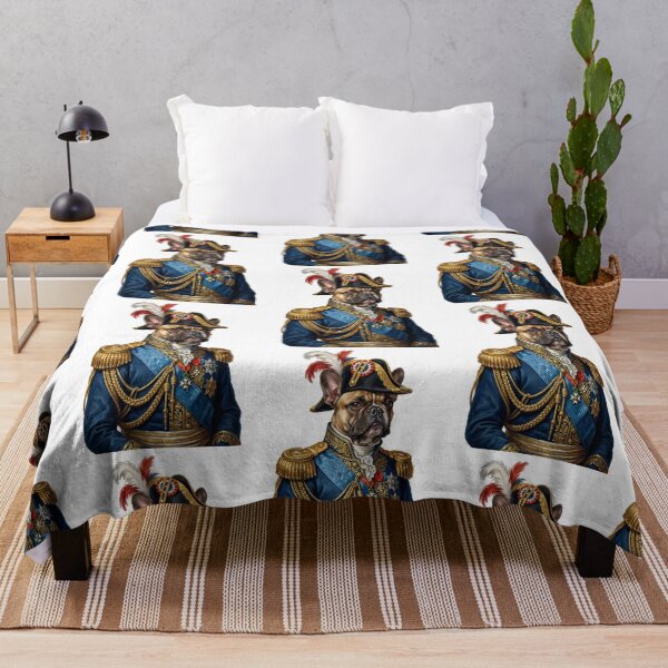 Item preview, Napoleon Bonabark Classical Dog Portrait Military General designed and sold by PictoVibe.