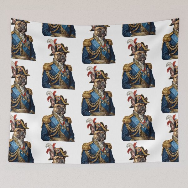 Item preview, Napoleon Bonabark Classical Dog Portrait Military General designed and sold by PictoVibe.