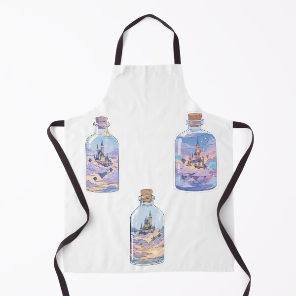 Item preview, Mini floating castles in a bottle sticker pack designed and sold by MendaciousMina.