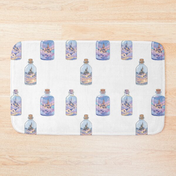 Item preview, Mini floating castles in a bottle sticker pack designed and sold by MendaciousMina.