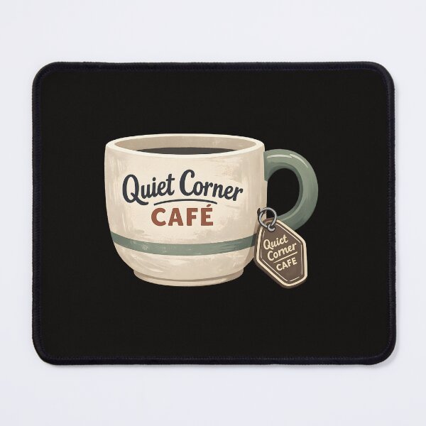 Item preview, Quiet Corner Café Minimal Illustration designed and sold by Naviora.