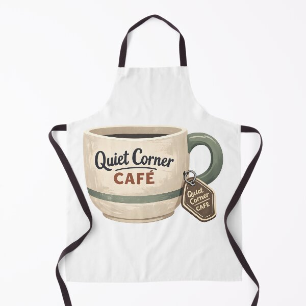 Item preview, Quiet Corner Café Minimal Illustration designed and sold by Naviora.