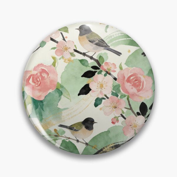 Item preview, Luxury Gold Foil Shabby Rose Pattern designed and sold by wissal.studio.