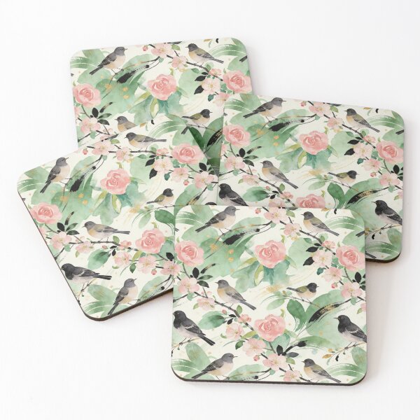 Item preview, Luxury Gold Foil Shabby Rose Pattern designed and sold by Thewissal.