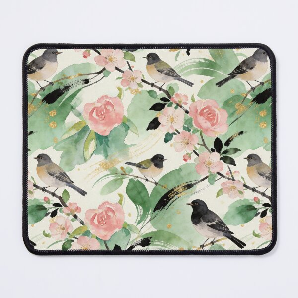 Item preview, Luxury Gold Foil Shabby Rose Pattern designed and sold by wissal.studio.