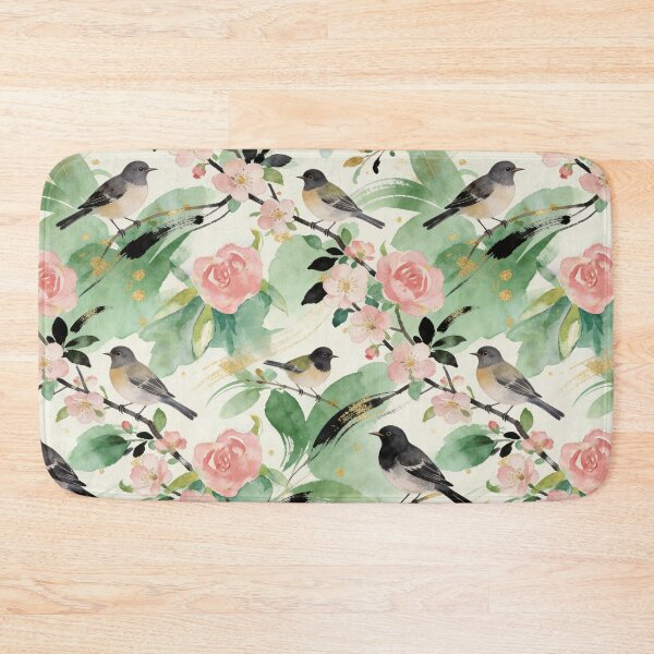 Item preview, Luxury Gold Foil Shabby Rose Pattern designed and sold by wissal.studio.