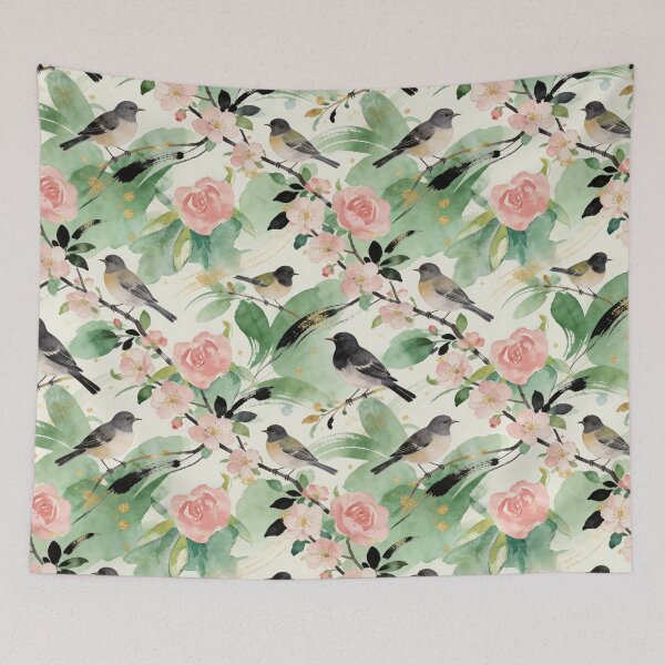 Item preview, Luxury Gold Foil Shabby Rose Pattern designed and sold by Thewissal.