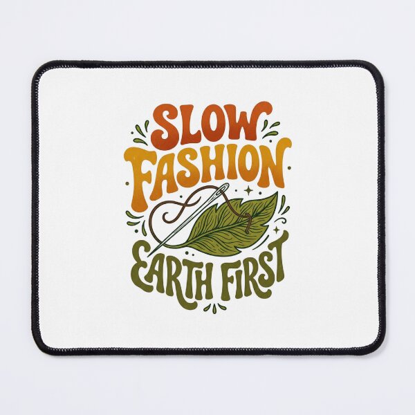 Item preview, Slow Fashion Earth First Retro 70s Sustainability designed and sold by PictoVibe.