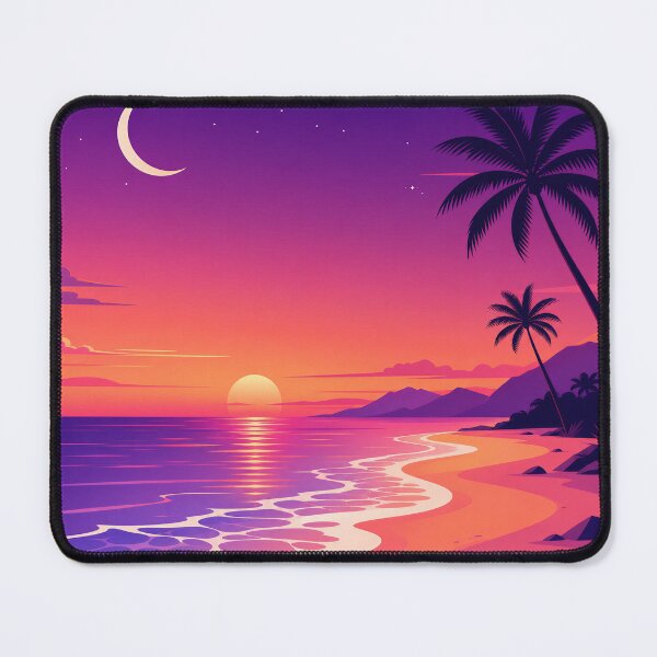 Item preview, MOON AND BEACH designed and sold by LUNA VIBES.