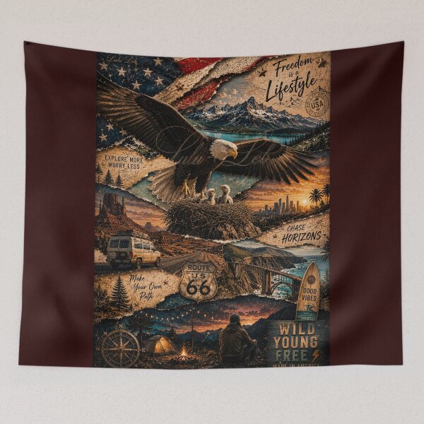 Item preview, Wild Young Free – Chasing Horizons  designed and sold by LuluLeb.