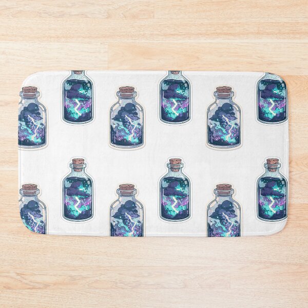 Item preview, Thunderclouds in a bottle sticker pack designed and sold by MendaciousMina.