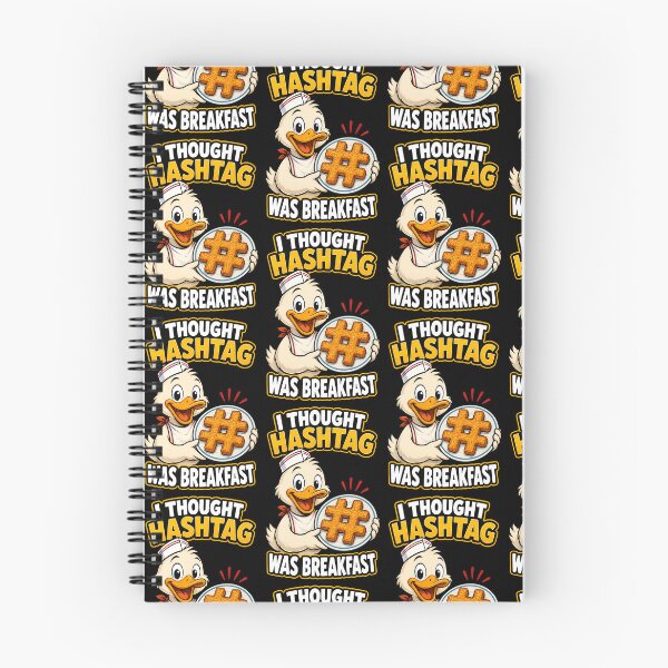 Item preview, I Thought Hashtag Was Breakfast Funny Duck designed and sold by TeeTimeTreasure.