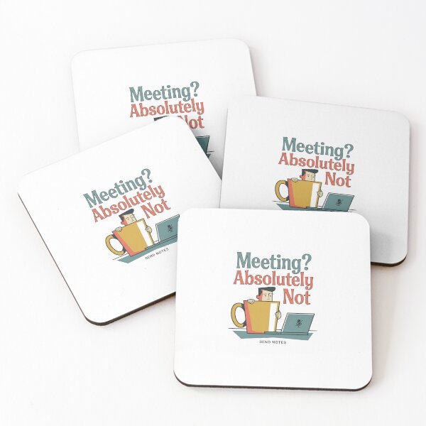 Item preview, Meeting Absolutely Not Send Notes Funny Office Humor Mug designed and sold by Fenay Designs.