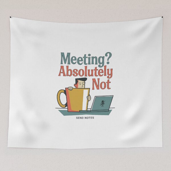 Item preview, Meeting Absolutely Not Send Notes Funny Office Humor Mug designed and sold by Fenay Designs.