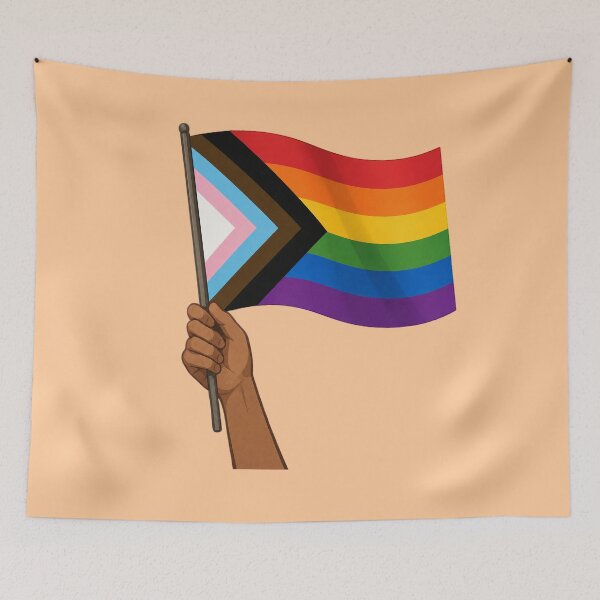 Item preview, POC progress pride flag  designed and sold by SweetLilith.