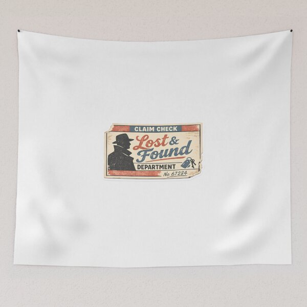 Item preview, Lost And Found Department Ticket Design designed and sold by Naviora.