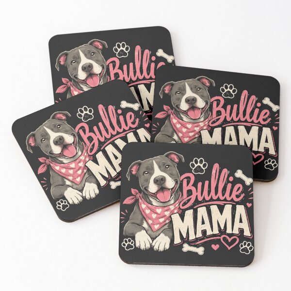 Item preview, Bullie Mama Pitbull Dog Mom Cute American Pit Bull designed and sold by ssmg80.