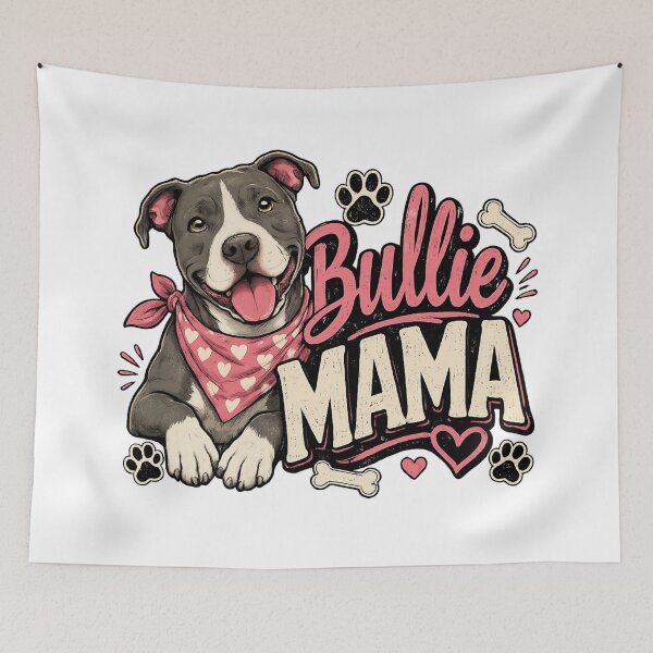 Item preview, Bullie Mama Pitbull Dog Mom Cute American Pit Bull designed and sold by ssmg80.