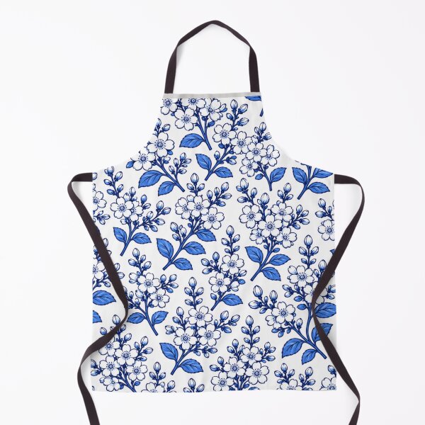 Item preview, Welcome Thailand – Cute Thai Jasmine Ornament Floral Pattern | Blue & White Travel Souvenir Design designed and sold by Beeform.
