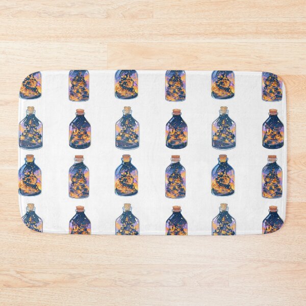 Item preview, Mini mountain village in a bottle sticker pack designed and sold by MendaciousMina.