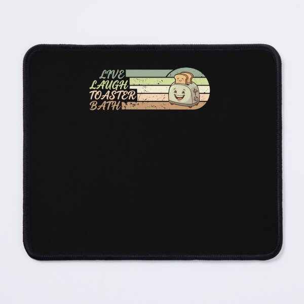 Item preview, Live Laugh Toaster Bath Dark Humor Meme Parody designed and sold by RetroMini2026.