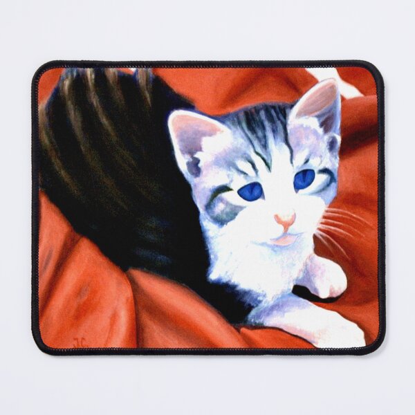Item preview, "Kitten on the red blanket" designed and sold by JerzyCzechon.