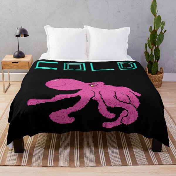 Item preview, Cold Octopus Retro Pixel Art Streetwear designed and sold by RetroRlx.