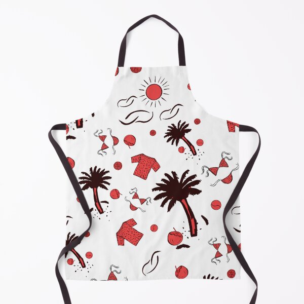 Item preview, Retro Summer Beach Pattern Red designed and sold by altastudio.