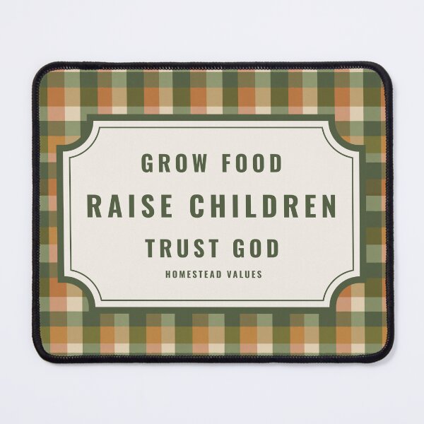 Item preview, Grow Food Raise Children Trust God | Farmhouse Design designed and sold by Bound for Wonder.