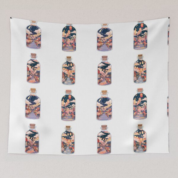 Item preview, Mini festival in a bottle sticker pack designed and sold by MendaciousMina.