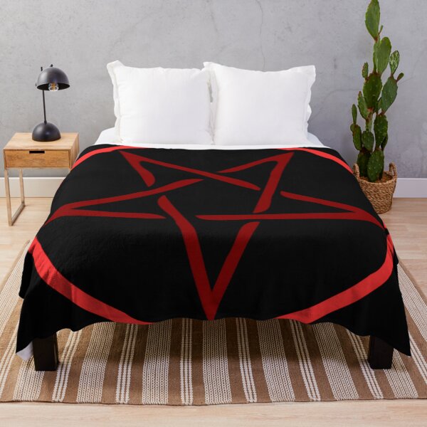 Item preview, Inverted Pentagram Red Neon Occult Satanic Star designed and sold by DarkOriginArts.