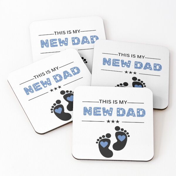Item preview, This Is My New Dad Baby Announcement designed and sold by SoftAuraStudi0.
