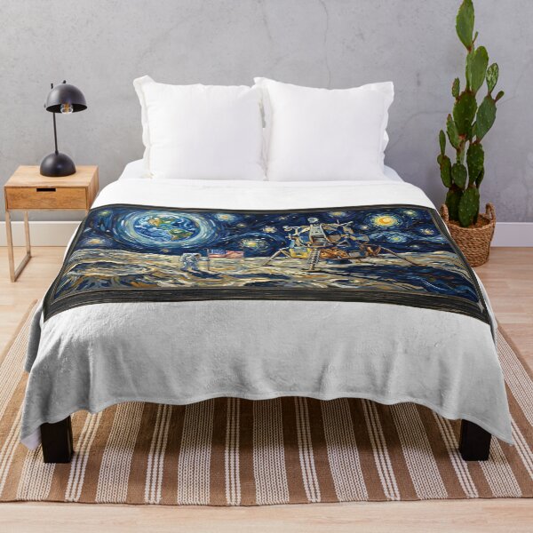 Item preview, Van Gogh moonlanding designed and sold by WiseBow.
