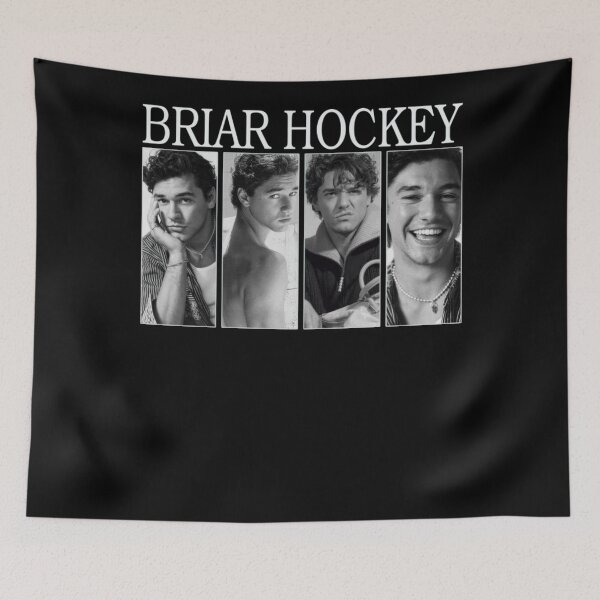 Item preview, Briar Hockey Vintage Aesthetic Collage T-Shirt designed and sold by CareerKitties.