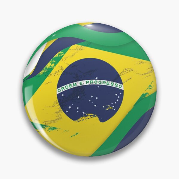 Item preview, Brazil Flag Ribbon World Cup Spirit designed and sold by Ahera.