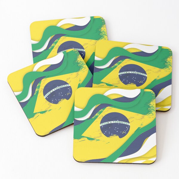 Item preview, Brazil Flag Ribbon World Cup Spirit designed and sold by Ahera.